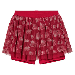 lupilu® Dievčenská tylová sukňa s krátkymi legínami (110/116, červená)
