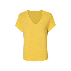 esmara® Dámske pletené tričko (L (44/46), žltá)