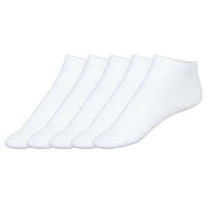 LIVERGY® Pánske nízke ponožky, 5 párov (39/42, biela)