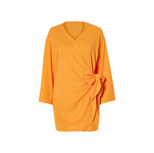 esmara® Dámske zavinovacie šaty (S (36/38), oranžová)