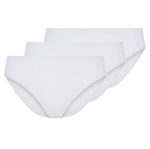 esmara® Dámske rebrované nohavičky, 3 kusy (L (44/46), biela)
