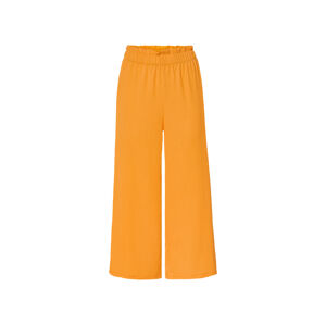 esmara® Dámske široké nohavice (XS (32/34), oranžová)