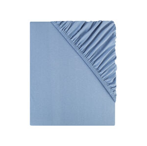 LIVARNO home Napínacia džersejová plachta, 180 – 200 x 200 cm (modrá)